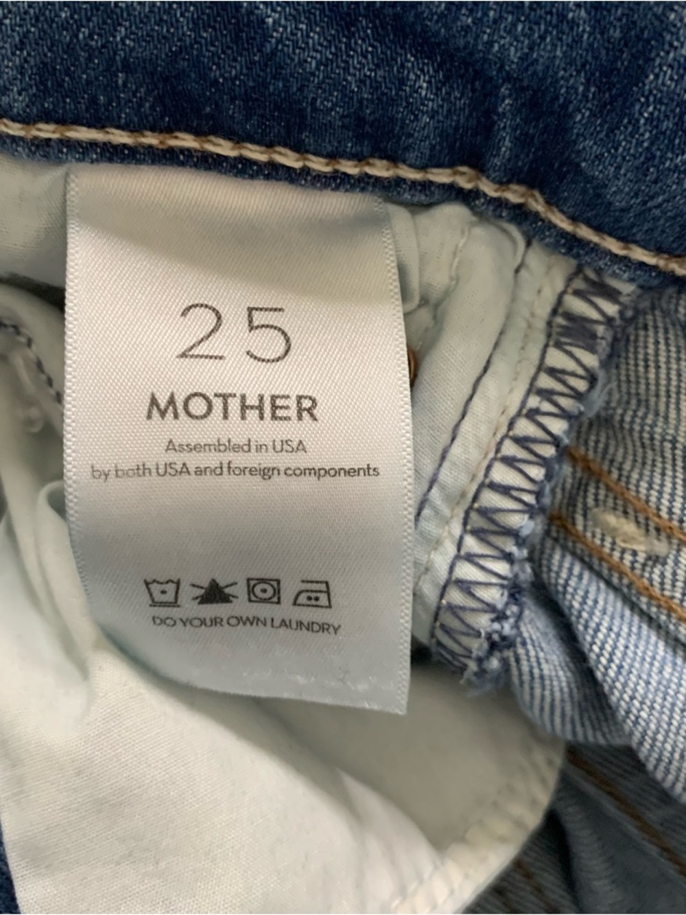 Mother superior Womens blue the smarty pants skimp flash back 25 - Picture 6 of 7